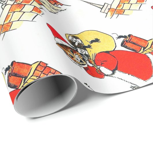 kat kerstman, Louis Wain Cadeaupapier (Rol Hoek)