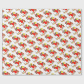  kat kerstman, Louis Wain Cadeaupapier (Vlak)