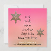 Kat Kerstmis Jaarlijks Feest Kaart (Achterkant)