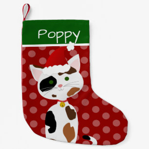 Kat Kerstmis Kleine Kerstsok