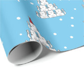 Kat - kerstpapier met kerstinslag cadeaupapier (Rol Hoek)