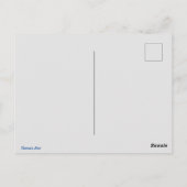 Kat-kerstpostkaart Briefkaart (Achterkant)