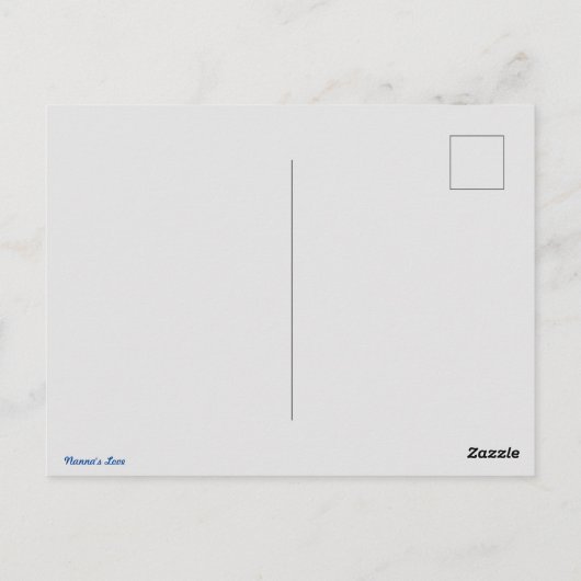 Kat-kerstpostkaart Briefkaart (Achterkant)