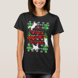 Kat-kerstShirt, kerstkat Womens TShirts