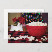 Kat-kerstverleiding Briefkaart (Voorkant / Achterkant)