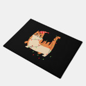 Kat-kerstverlichting Deurmat (Schuin)