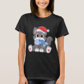 Kat Kerstvis T-shirt (Voorkant)