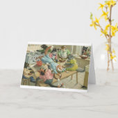  Kat Keuken Chaos Opmerking Kaart (Gele Bloem)