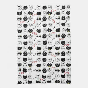 Kat Keuken Handdoek