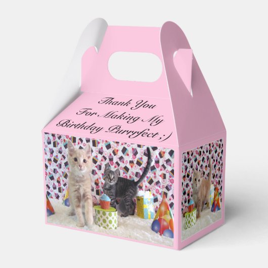 Kat/Keukendag door Patton en Buffington Bedankdoosjes (Achterkant)