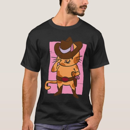kat kiest pistool t-shirt (Voorkant)