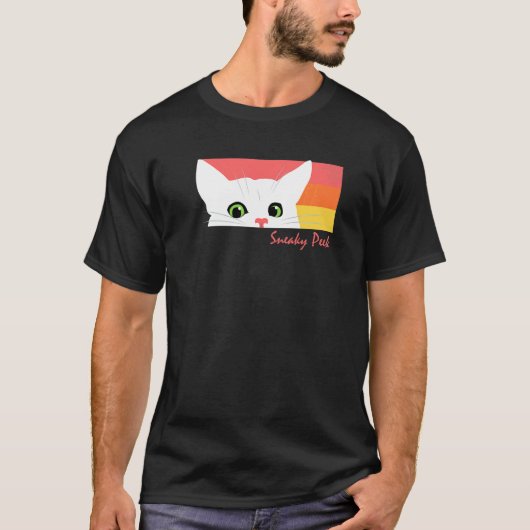 Kat Kijk Even 1 T-shirt (Voorkant)