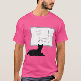 Kat kijken Cat Art T-shirt