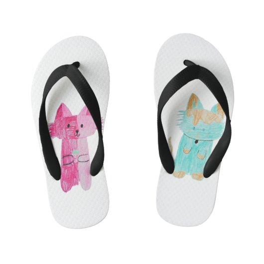 kat kinder teenslippers (Voetbed)