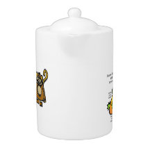 Kat & kip / muis & aap theepot