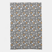 Kat Kitchen Towel (grijs) Theedoek (Verticaal)