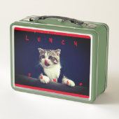 Kat Kitten Animal Fun Metal Lunch Box (Achterkant)