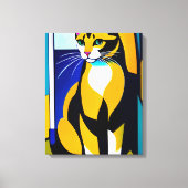 Kat/Kitten Canvas Print (Voorkant)