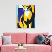 Kat/Kitten Canvas Print (Insitu (Woonkamer))