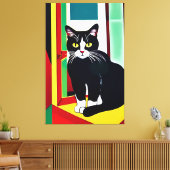 Kat/Kitten Canvas Print (Insitu (Woonkamer))