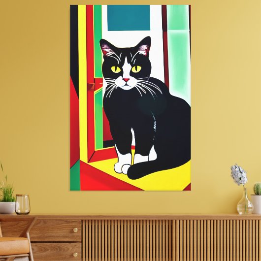 Kat/Kitten Canvas Print (Insitu (Woonkamer))
