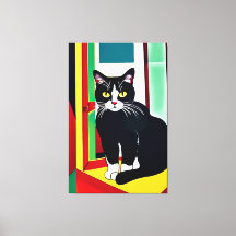 Kat/Kitten Canvas Print