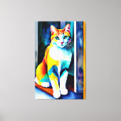 Kat/Kitten Canvas Print (Voorkant)