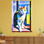 Kat/Kitten Canvas Print (Insitu (Woonkamer))