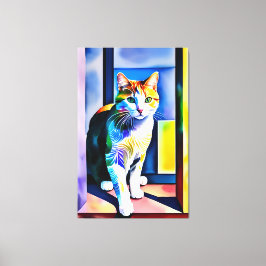 Kat/Kitten Canvas Print