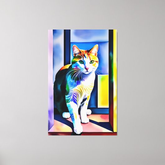 Kat/Kitten Canvas Print (Voorkant)