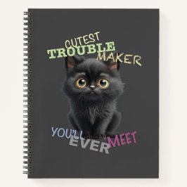 Kat Kitten Cuttest Trouble Maker Leuke Schattige P Notitieboek