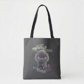 Kat Kitten Cuttest Trouble Maker Leuke Schattige P Tote Bag (Voorkant)