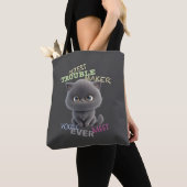Kat Kitten Cuttest Trouble Maker Leuke Schattige P Tote Bag (Dichtbij)