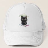 Kat Kitten Cuttest Trouble Maker Leuke Schattige P Trucker Pet (Voorkant)