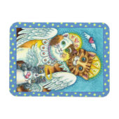 KAT-, KITTEN- EN MUISANGELS IN HEAVEN-, HALO- EN W MAGNEET (Horizontaal)