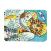 KAT-, KITTEN- EN MUISANGELS IN HEAVEN-, HALO- EN W MAGNEET (Horizontaal)