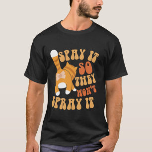 Kat kitten grappig spay neuter humor veterinaire k t-shirt