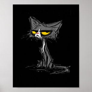Kat Kitten Heb Ik Mijn Ogen Luidruchtig Ten Hemel Poster