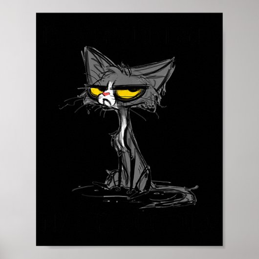 Kat Kitten Heb Ik Mijn Ogen Luidruchtig Ten Hemel  Poster (Voorkant)