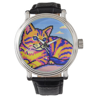 Kat, Kitten, Huisdier Horloge