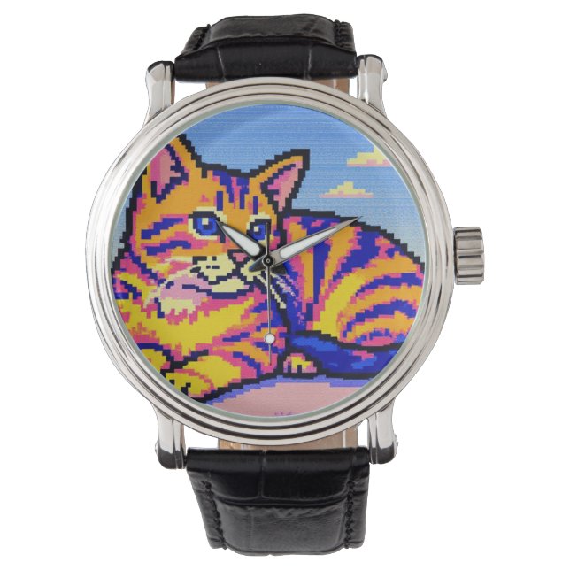 Kat, Kitten, Huisdier Horloge (Voorkant)