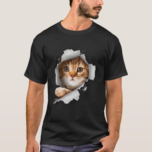 Kat Kitten Kat Eigenaar Kat T-shirt (Voorkant)