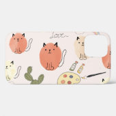 Kat kitten katten: schattig dierpatroon Case-Mate iPhone case (Achterkant (horizontaal))