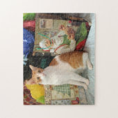 Kat / Kitten Puzzle - Kerstmis in Kagan Legpuzzel (Verticaal)