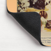 kat kitten rasgrafiek schattig muismat (Hoek)