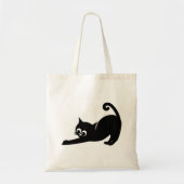 Kat, kitten, zwarte kat tote bag (Voorkant)