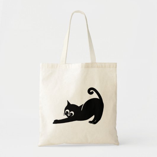 Kat, kitten, zwarte kat tote bag (Voorkant)