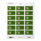 Kat Kittens Hart Klaverblad Hulst Etiket (Full Sheet)