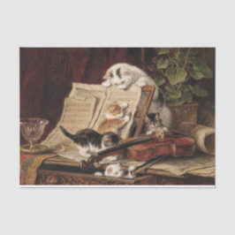 Kat & Kittens · Henriette Ronner-Knip (1821-1909) Tissuepapier