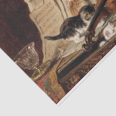 Kat & Kittens · Henriette Ronner-Knip (1821-1909) Tissuepapier (Detail)